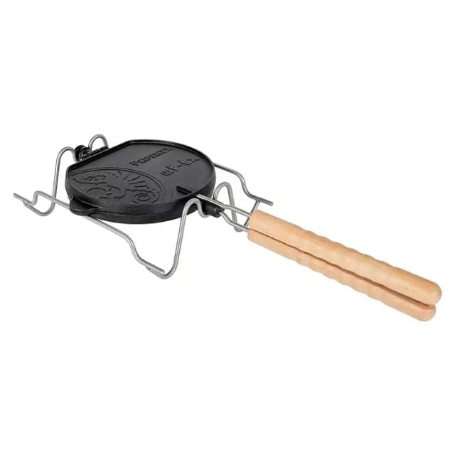 Wende-Waffeleisen wf-tx, Gusseisen