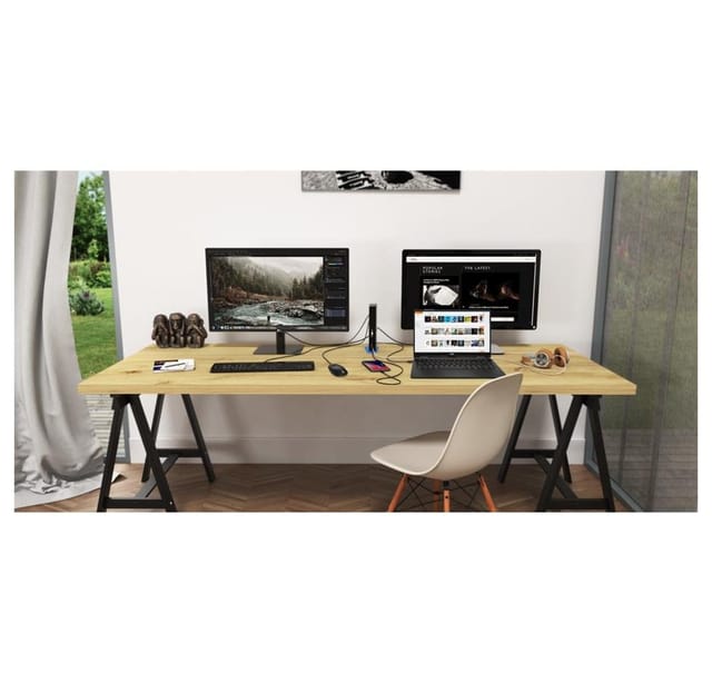 USB 3.0/USB-C Dual HDMI Docking Station, Dockingstation
