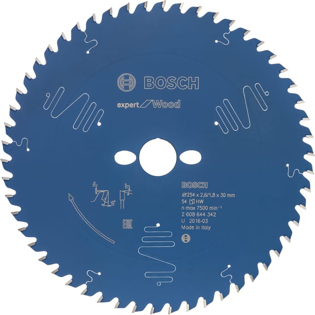 EXPERT Wood Kreissägeblatt, Ø 254mm, 54Z