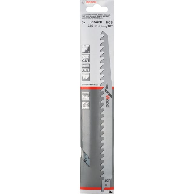 Säbelsägeblatt S 1542 K Top for Wood, 5 Stück