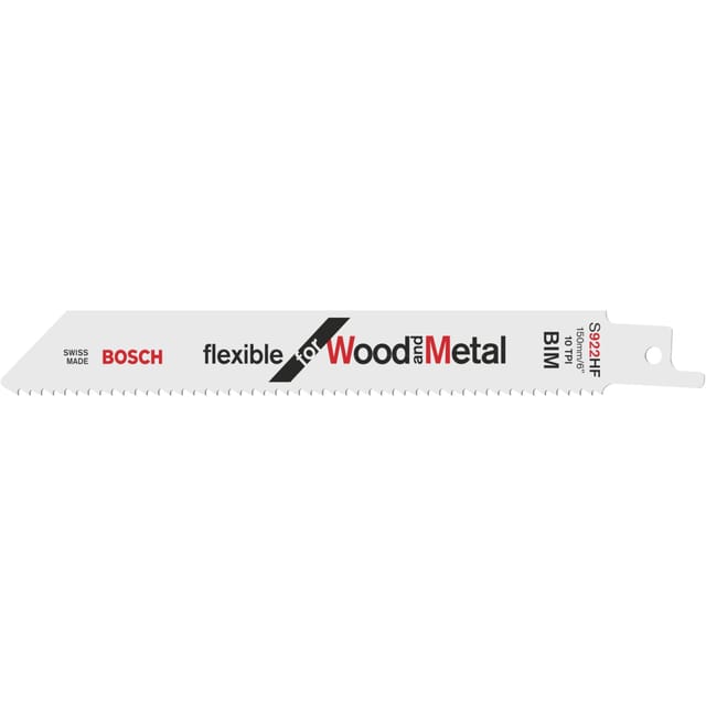 Säbelsägeblatt S 922 HF Flexible for Wood and Metal, 100 Stück