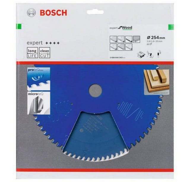 EXPERT Wood Kreissägeblatt, Ø 254mm, 80Z