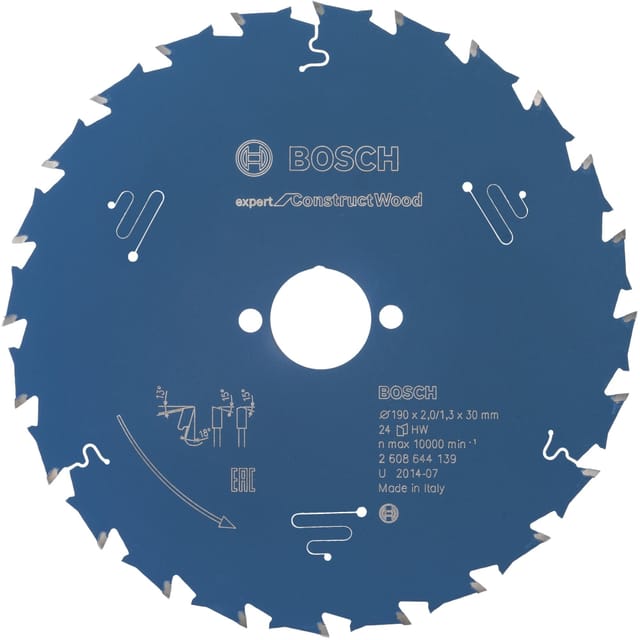 EXPERT Construct Wood Kreissägeblatt, Ø 190mm, 24Z