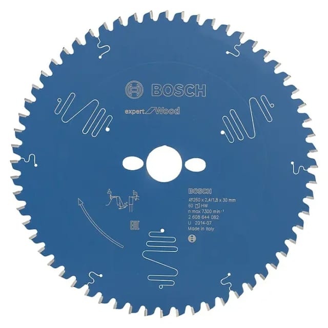 EXPERT Wood Kreissägeblatt, Ø 260mm, 60Z