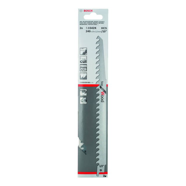 Säbelsägeblatt S 1542 K Top for Wood, 2 Stück