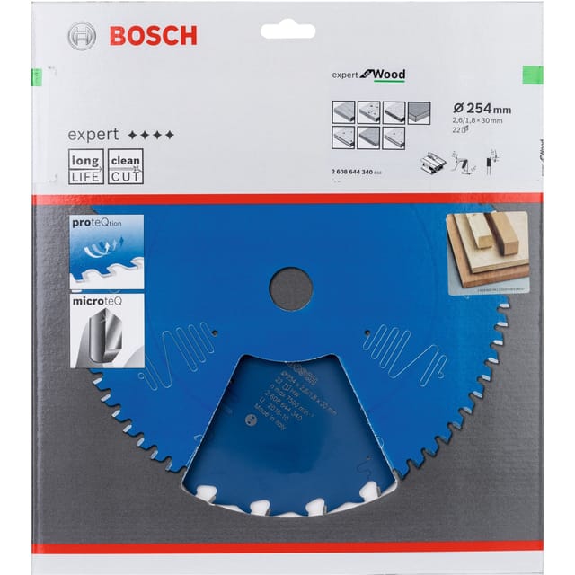 EXPERT Wood Kreissägeblatt, Ø 254mm, 22Z