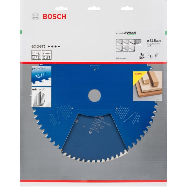 EXPERT Wood Kreissägeblatt, Ø 315mm, 72Z