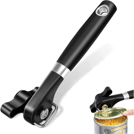 Sicherheitshinweise Für Dosenöffner, Manueller Dosenöffner Mit Flaschenöffner, Dosenöffner Ohne Scharfe Kanten, Flache Schnitte, Geeignet Für Konserven