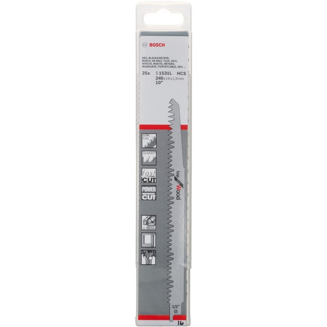 Säbelsägeblatt S 1531 L Top for Wood, 25 Stück