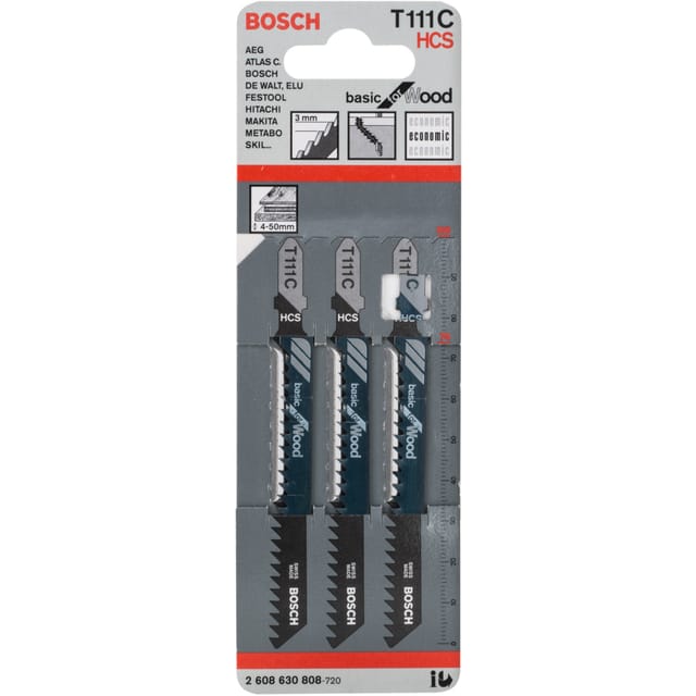 Stichsägeblatt T 111 C Basic for Wood, 100mm
