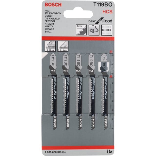 Stichsägeblatt T 119 BO Basic for Wood, 83mm