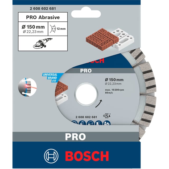 PRO Abrasive Diamanttrennscheibe, Ø 150mm