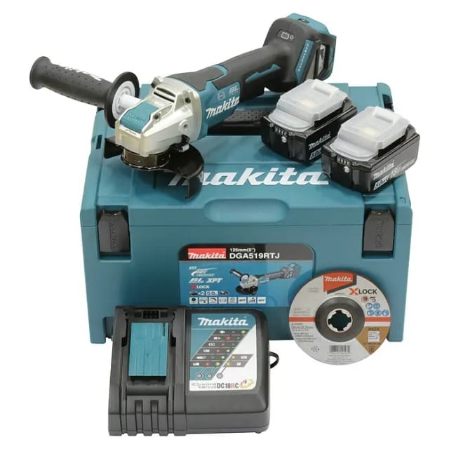 X-LOCK Akku-Winkelschleifer DGA519RTJ, 18Volt