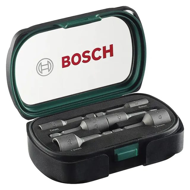 Steckschlüssel-Set, 50mm, 6-teilig, Bit-Satz