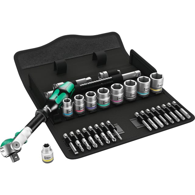 8100 SB 9 Zyklop Speed-Knarrensatz, zöllig, 3/8", Werkzeug-Set
