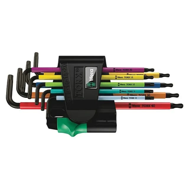 967/9 TX BO Multicolour 1 Winkelschlüsselsatz, 9-teilig, Schraubendreher