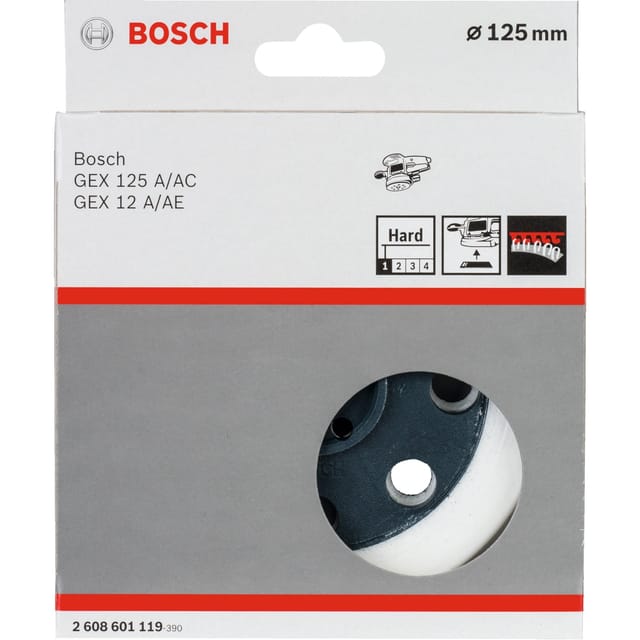 Schleifteller hart, Ø 125mm