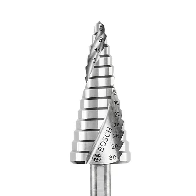 HSS-Stufenbohrer, Ø 6mm - Ø 30mm