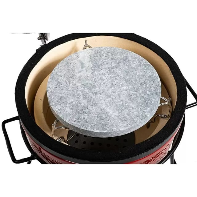 Speckstein rund, für Kamado Joe Junior