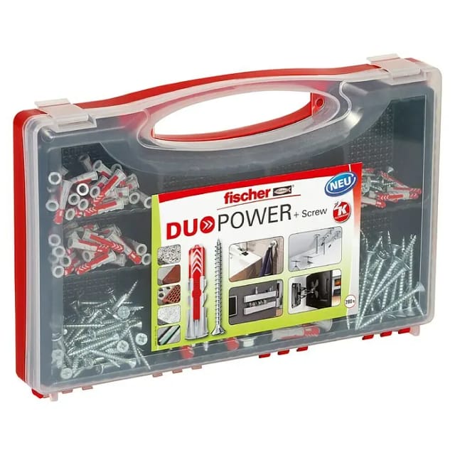 RED BOX DUOPOWER + Schrauben, Dübel