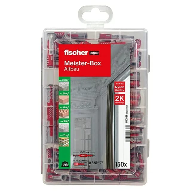 Meister-Box DUOPOWER kurz / lang, Dübel