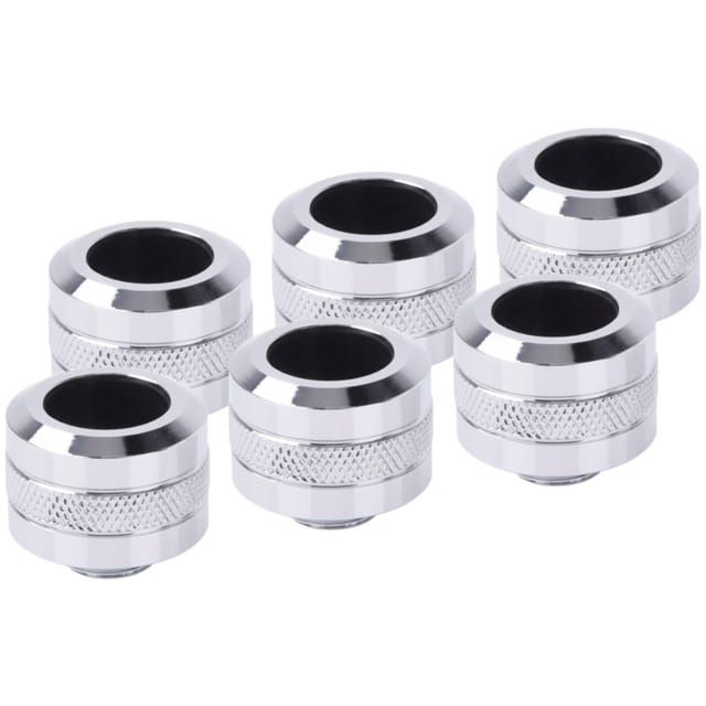 Eiszapfen PRO 16mm HardTube Fitting G1/4 - Chrome Sixpack, Verbindung