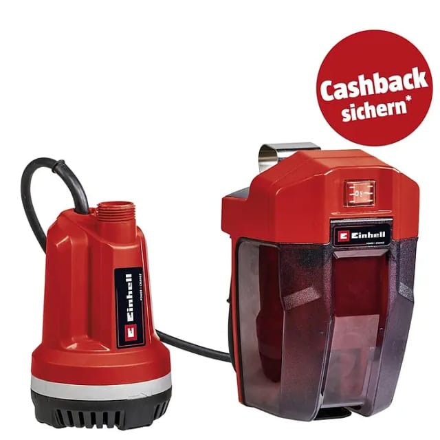 Power X-Change Akku-Klarwasserpumpe GE-PP 18 RB Li-Solo, 18Volt, Tauch- / Druckpumpe