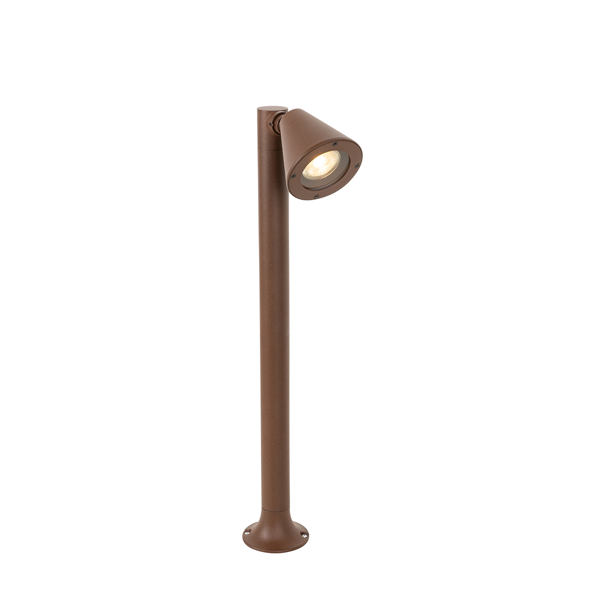 Moderner Außenpfosten Rostbraun 60 Cm Ip44 Verstellbar - Ciara