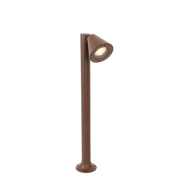 Moderner Außenpfosten Rostbraun 60 Cm Ip44 Verstellbar - Ciara