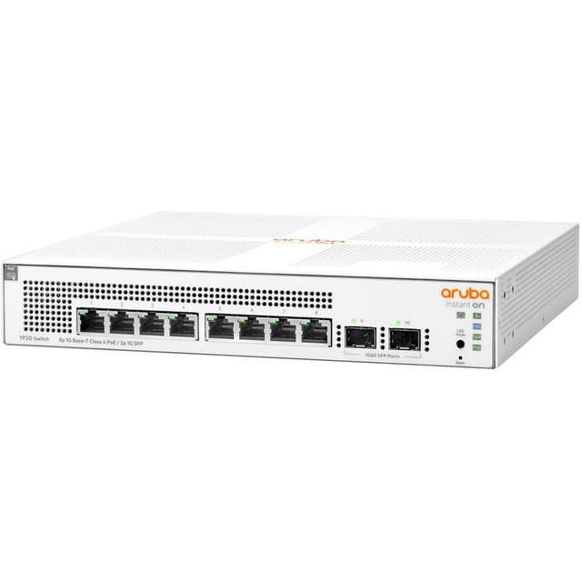 Networking Instant On Switch 8 Anschlüsse Gigabit CL4 PoE 2 Anschlüsse SFP 124 W 1930