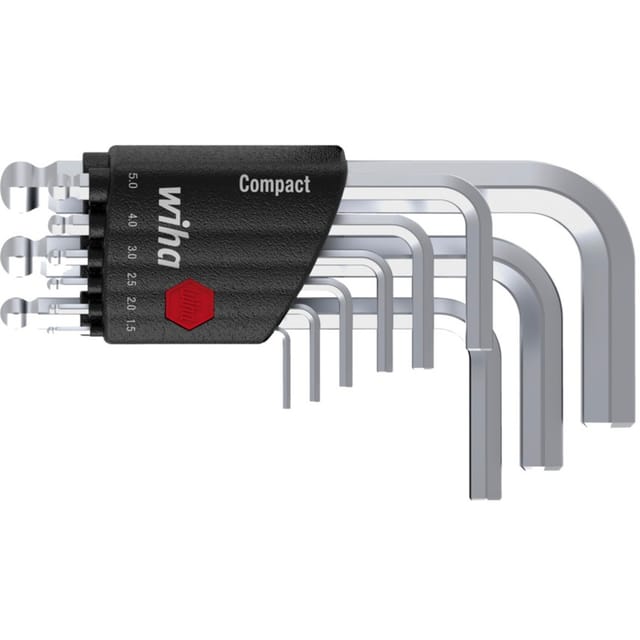 Stiftschlüssel-Set im Compact Halter, Schraubendreher