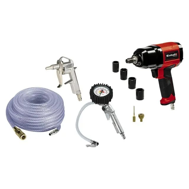 Druckluft-Schlagschrauber TC-PW 340 mit Zubehör, Set 10-teilig