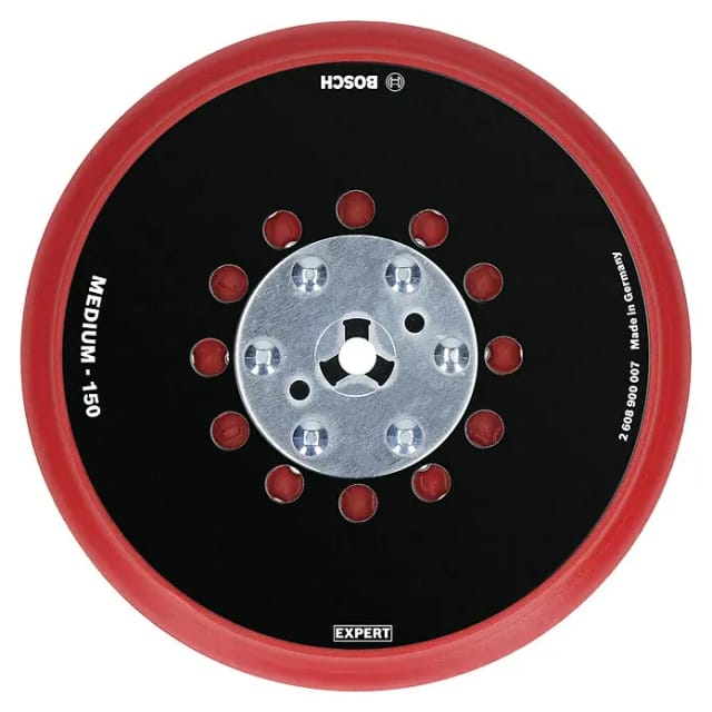 Expert Multiloch Universalstützteller, mittelhart, Ø150mm, M8+5/16", Schleifteller