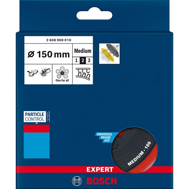 Expert Multiloch Stützteller, mittelhart, Ø150mm, M8, Schleifteller