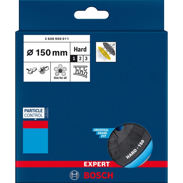 Expert Multiloch Stützteller, hart, Ø150mm, M8, Schleifteller