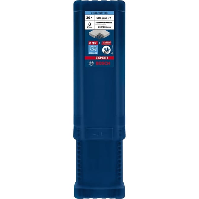 EXPERT Hammerbohrer SDS-plus-7X, Ø 8mm, 30 Stück