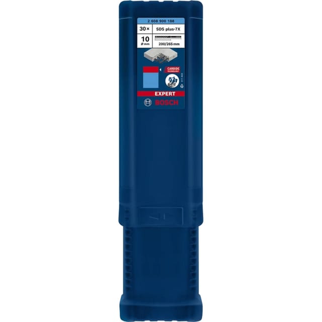 EXPERT Hammerbohrer SDS-plus-7X, Ø 10mm, 30 Stück