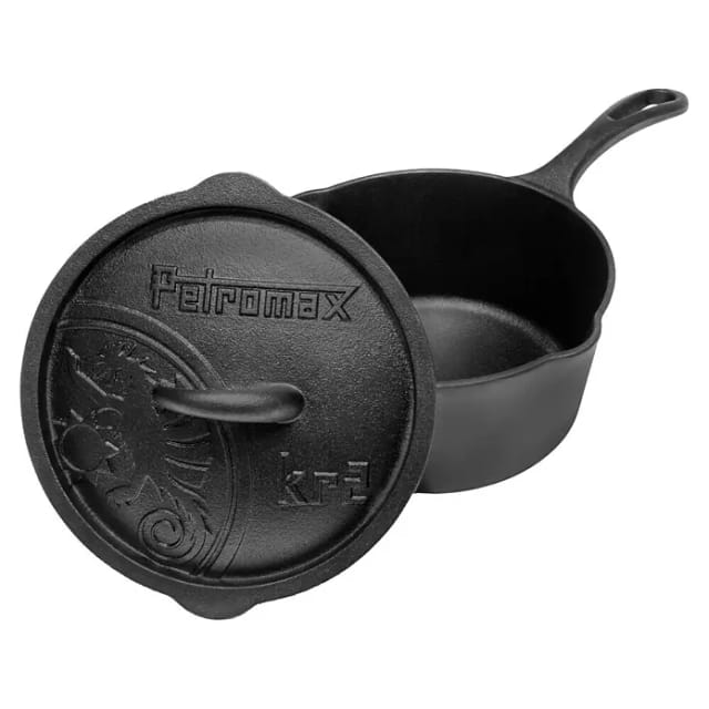 Gusseiserne Kasserolle kr2, mit Aroma-Profil-Deckel, Topf