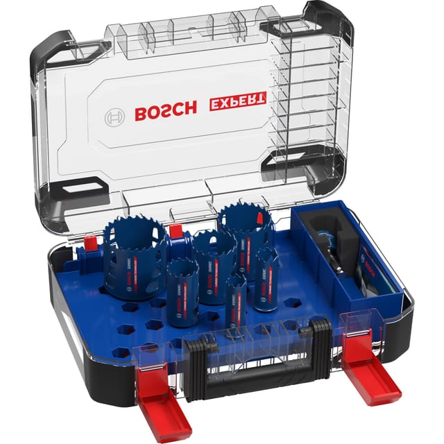 EXPERT Multi Material PC Plus Lochsägen-Set, Ø 22-68mm, 9-teilig