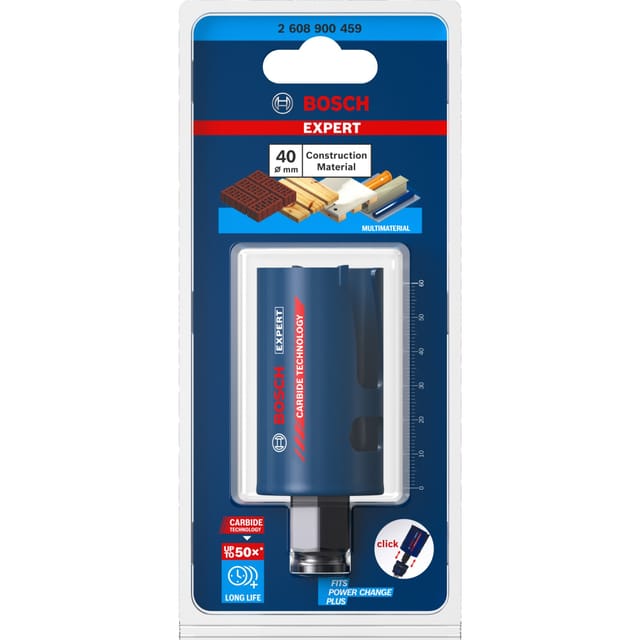 EXPERT Lochsäge Construction Material PC Plus, Ø 40mm