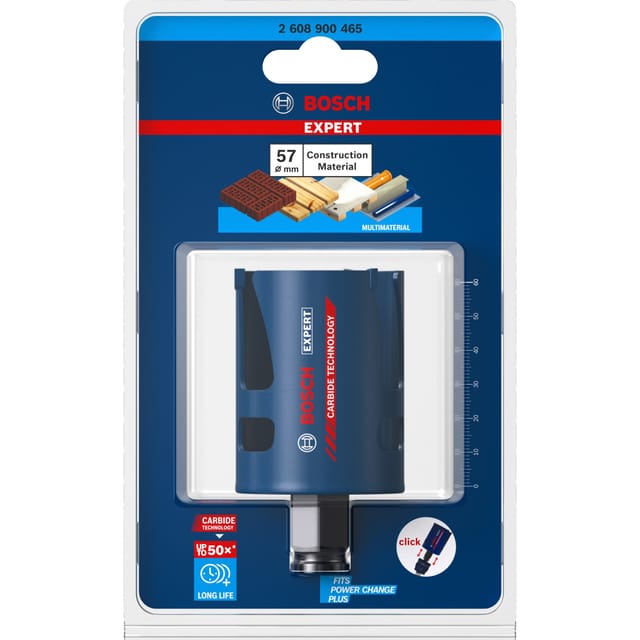 EXPERT Lochsäge Construction Material PC Plus, Ø 57mm