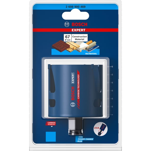 EXPERT Lochsäge Construction Material PC Plus, Ø 67mm