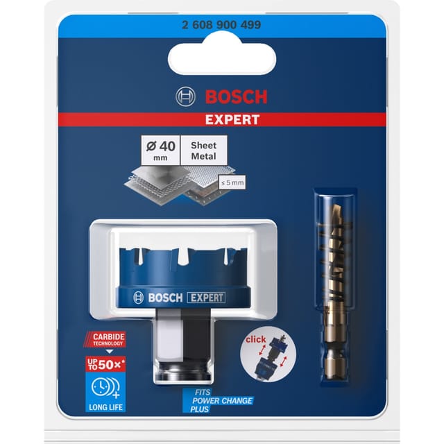 EXPERT Sheet Metal PC Plus Lochsäge, Ø 40mm