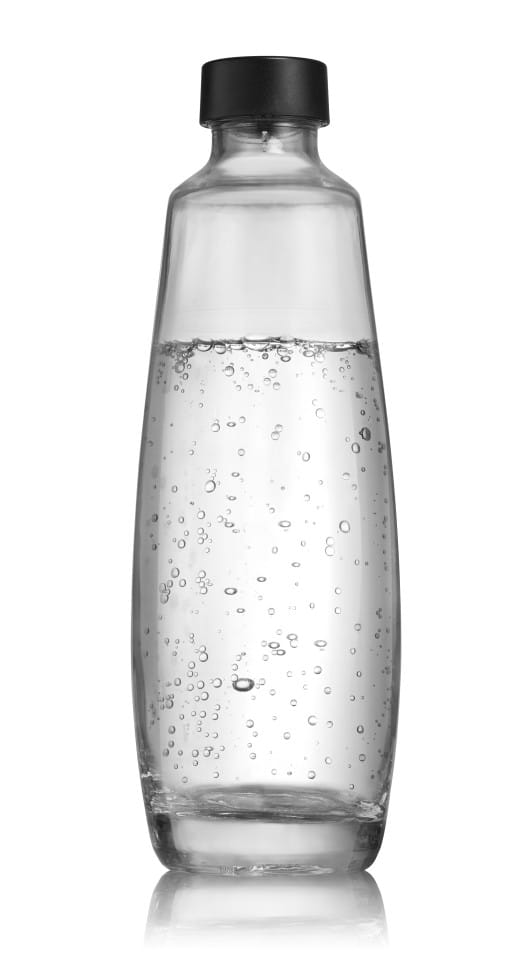 Glasflasche DUO, 1 Liter, 2er-Pack, Kanne