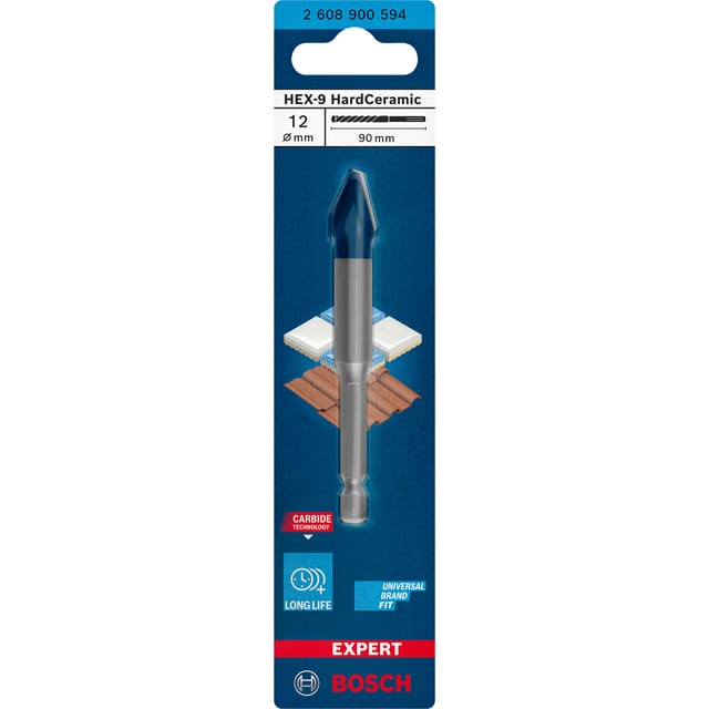 EXPERT HEX-9 HardCeramic Bohrer, Ø 12mm