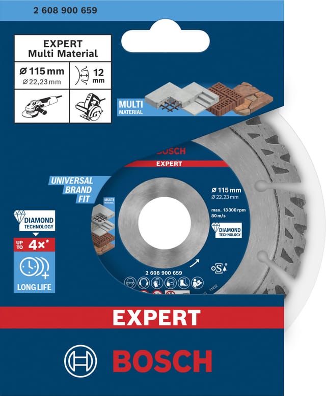 Diamanttrennscheibe Expert MultiMaterial, Ø 115mm
