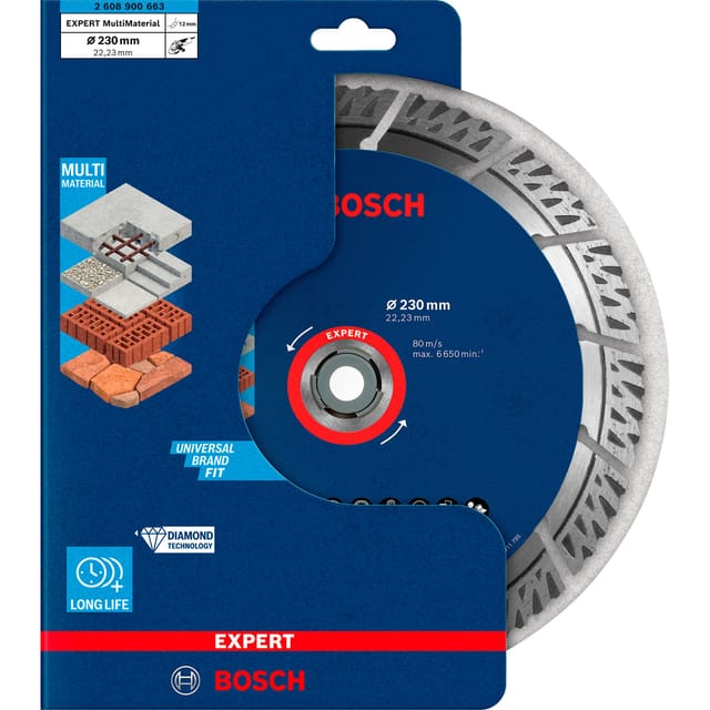 Diamanttrennscheibe Expert MultiMaterial, Ø 230mm