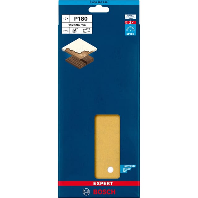 Expert C470 Schleifblatt, 115 x 280mm, K180