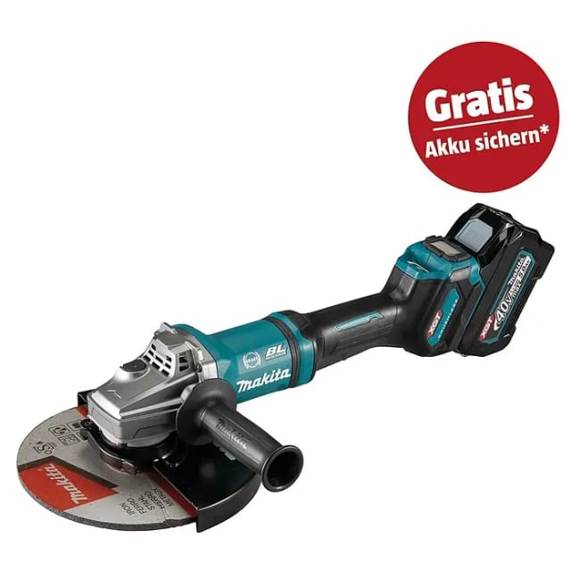 Akku-Winkelschleifer GA038GT201 XGT, 40Volt