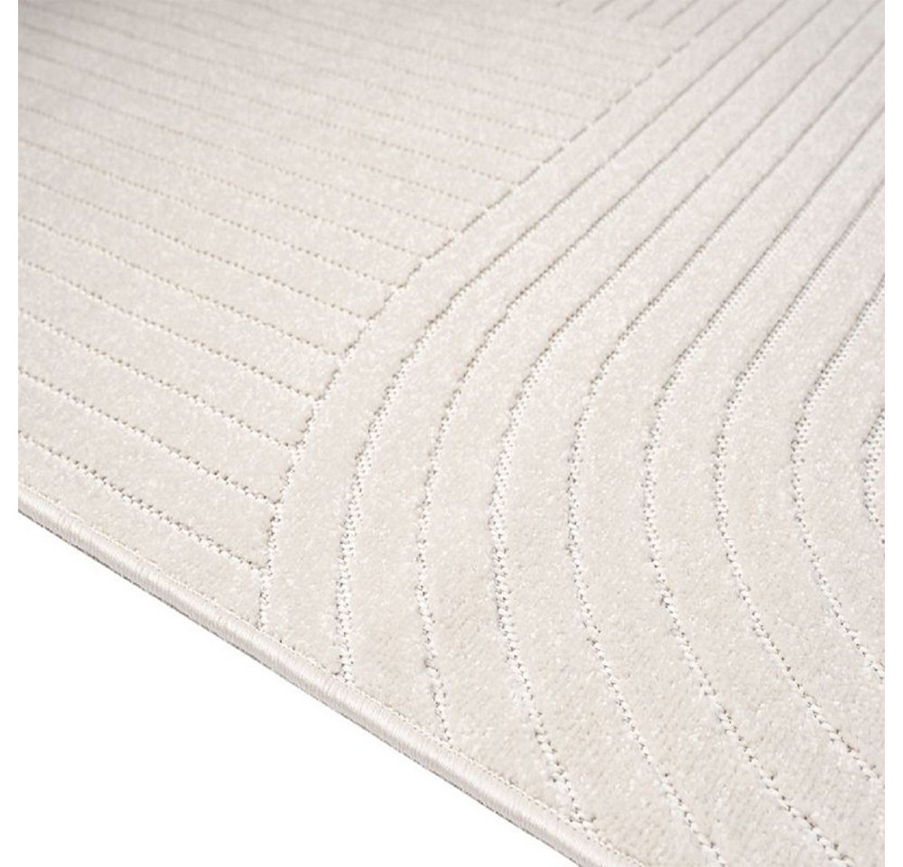 The Carpet - Santo Plus Moderner Teppich - Hochwertiger Wohnzimmer Schlafzimmer Teppich, Boho Design, Creme, 080 X 150 Cm Bild 4